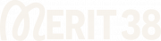 Merit 38 Apartments Text logo that reads “MERIT 38” in bold, with a stylized “M” on the left side.